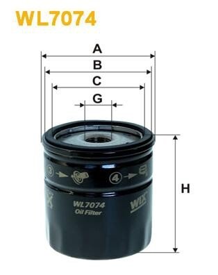 WL7074 Wix Filters-OEM